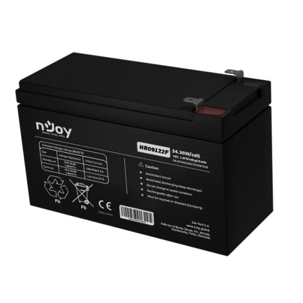 ACUMULATOR UPS, 12V, F2 (T2), PB-ACID AGM - HR09122F