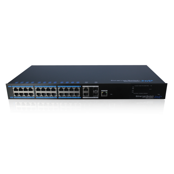 Switch rackabil 19" cu 24 porturi PoE+ ,2 porturi uplink 1Gbps, 2 porturi Ethernet - UTP7224E-POE-L2 Switch rackabil 19" cu 24 porturi PoE+ ,2 porturi uplink 1Gbps, 2 porturi Ethernet - UTP7224E-POE-L2
