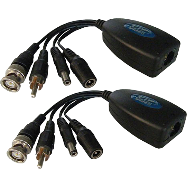Balun audio/video si alimentare pasiv - 100m - UTP101PVA Balun audio/video si alimentare pasiv - 100m - UTP101PVA
