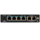 Switch PoE+ 6 porturi 10/100Base-T (4 downlink, 2 uplink) pentru sisteme de supraveghere - UTP3-SW04-TP60
