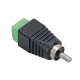 Pachet de 10 bucati de conectori RCA male (tata) rapid, cu bloc terminal cu suruburi - RCAM(P10) Pachet de 10 bucati de conectori RCA male (tata) rapid, cu bloc terminal cu suruburi - RCAM(P10)