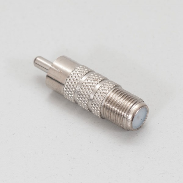 Pachet de 10 bucati de conectori RCA male (tata) la F (mama) - RCAM-F(P10) Pachet de 10 bucati de conectori RCA male (tata) la F (mama) - RCAM-F(P10)