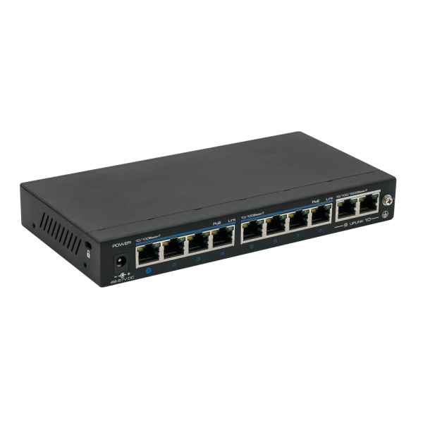 Switch ethernet POE+, 8+2 porturi - UTP3-SW08-TP120-A1