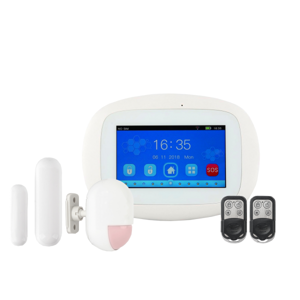 Kit alarma wireless, comunicatie WIFI si  WCDMA( 2G, 3G), 99 zone - KR-K5