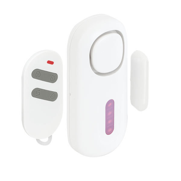 Contact magnetic standalone wireless, cu 4 zone, sirena incorporata si telecomanda pentru usa/ fereastra - KR-D2 Contact magnetic standalone wireless, cu 4 zone, sirena incorporata si telecomanda pentru usa/ fereastra - KR-D2