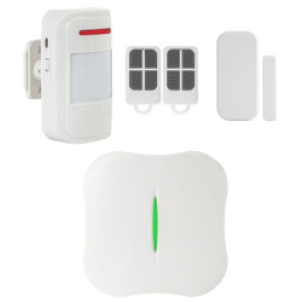 Kit alarma wireless, comunicatie WIFI, PSTN, 8 zone - KR-W10