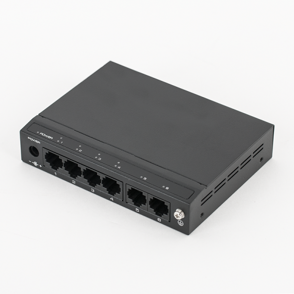 Switch ethernet PoE+ cu functie PoE Watchdog, 4 porturi 10/100 Mbps POE+ downlink, 2 porturi 10/100 Mbps uplink, 60W - SF6P-HM Switch ethernet PoE+ cu functie PoE Watchdog, 4 porturi 10/100 Mbps POE+ downlink, 2 porturi 10/100 Mbps uplink, 60W - SF6P-HM