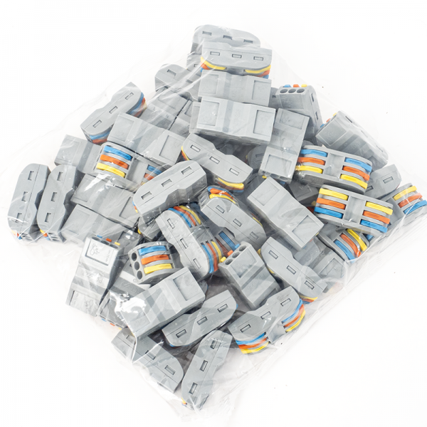 Conectori legaturi rapide cabluri 3 x 1 la 1, maxim  4mm² - ET-PCT-223