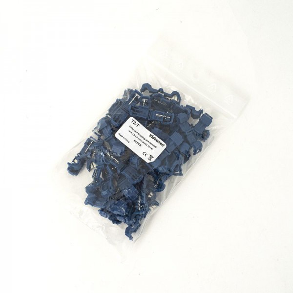 Conector tip T pentru imbinarea cablurilor litate AWG 16–14, 1.5~2.5mm², pachet 50 bucati - ET-T2-T(50) Conector tip T pentru imbinarea cablurilor litate AWG 16–14, 1.5~2.5mm², pachet 50 bucati - ET-T2-T(50)