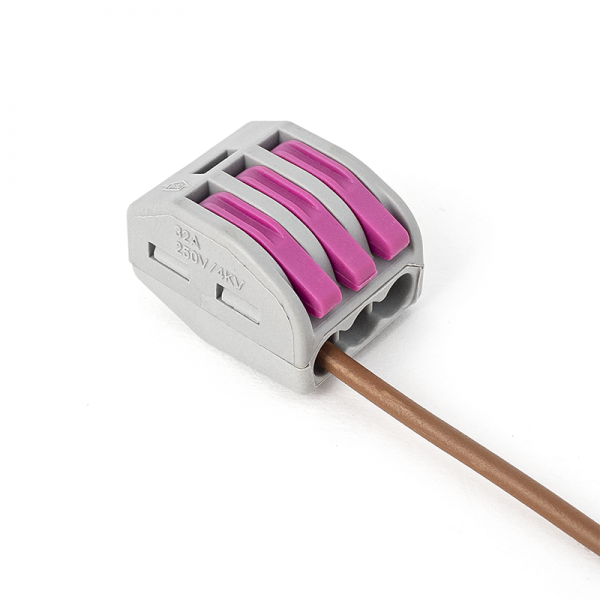 Cleme legaturi rapide cabluri 3 x max. 4mm² - PCT-213(10) Cleme legaturi rapide cabluri 3 x max. 4mm² - PCT-213(10)