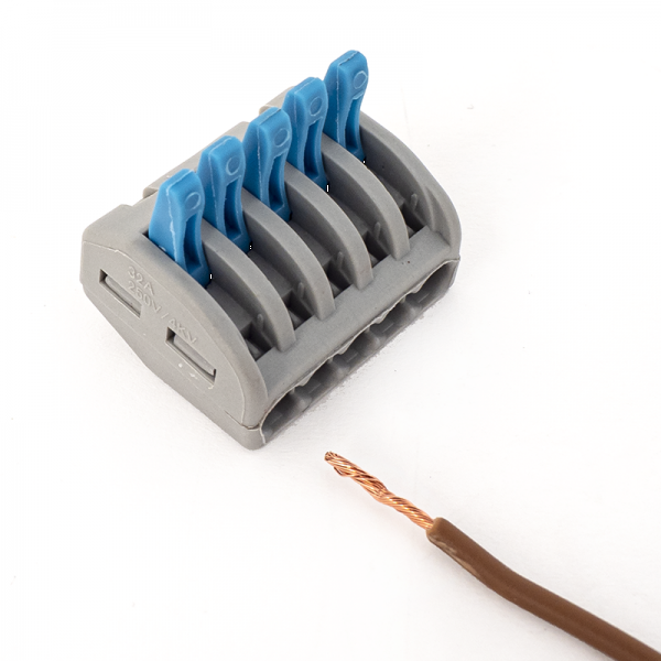 Cleme legaturi rapide cabluri 5 x max. 4mm² - PCT-215(10) Cleme legaturi rapide cabluri 5 x max. 4mm² - PCT-215(10)