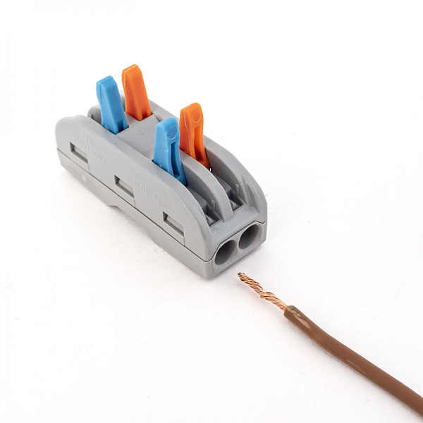 Conectori legaturi rapide cabluri 2 x 1 la 1, max. 4mm² - PCT-222(10) Conectori legaturi rapide cabluri 2 x 1 la 1, max. 4mm² - PCT-222(10)
