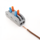 Conectori legaturi rapide cabluri 2 x 1 la 1, max.  4mm² - PCT-222(10)