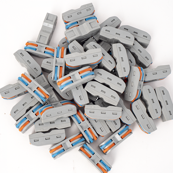 Conectori legaturi rapide cabluri 2 x 1 la 1, max.  4mm² - PCT-222(10)