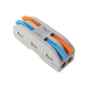 Conectori legaturi rapide cabluri 2 x 1 la 1, max.  4mm² - PCT-222(10)