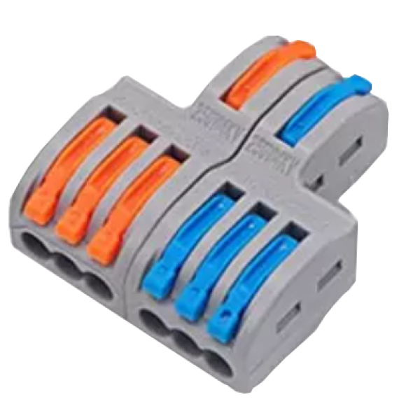 Conectori de cabluri cu functie de multiplicator, 2 x 1 la 3, max. 4mm² - FD-26(10) Conectori de cabluri cu functie de multiplicator, 2 x 1 la 3, max. 4mm² - FD-26(10)