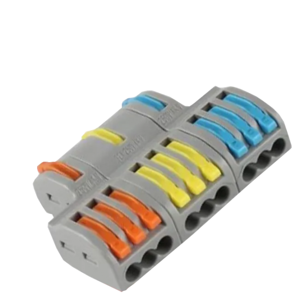Conectori de cabluri cu functie de multiplicator, 3 x 1 la 3, max. 4mm² - FD-39(10) Conectori de cabluri cu functie de multiplicator, 3 x 1 la 3, max. 4mm² - FD-39(10)