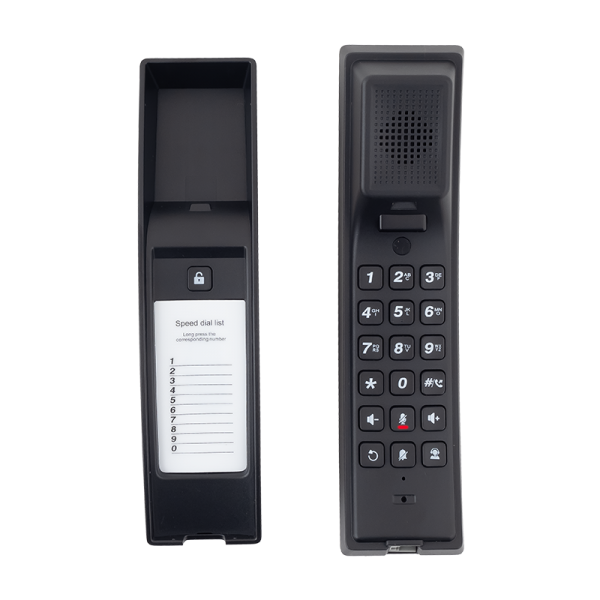 Audio interfon IP SIP, cu tastatura numerica iluminata si LED de stare - S560