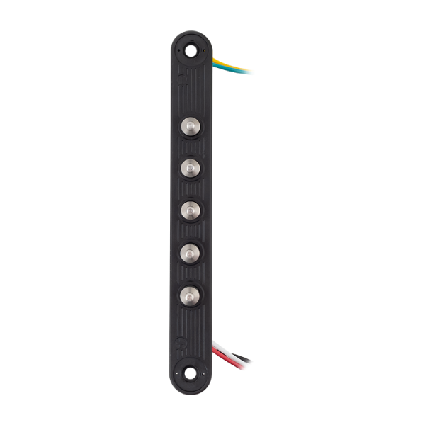 Contact mecanic cu cinci contacte pentru alimentarea incuietorilor electrice montate pe foaia de usa - DLK-405-5 Contact mecanic cu cinci contacte pentru alimentarea incuietorilor electrice montate pe foaia de usa - DLK-405-5