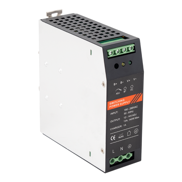 Sursa de alimentare industriala 12~14Vcc/140W cu backup, montare pe sina DIN - DR12120-01B