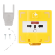 Buton iesire de urgenta cu 3 comutatoare NC-COM-NO, Buzzer si LED bicolor, galben - SCP-110-yo