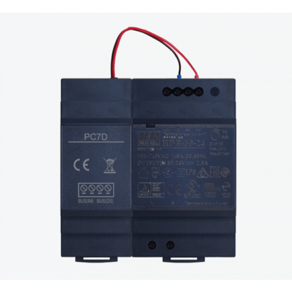 Sursa de alimentare de 28V/2.1A cu separator de alimentare, pentru sistemele de video interfonie IP 2EASY DH - PC7D