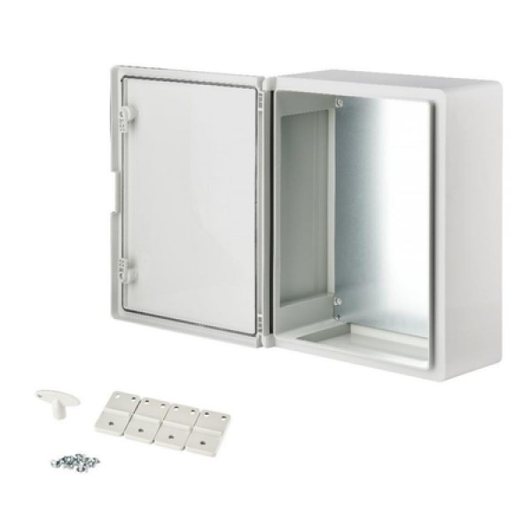 Tablou ABS cu contrapanou, incuietoare cu cheie tip triunghi, rezistenta la intemperii IP65 - 800.700.002 Tablou ABS cu contrapanou, incuietoare cu cheie tip triunghi, rezistenta la intemperii IP65 - 800.700.002