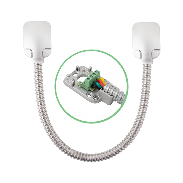 Protectie de cablu cu cablu de 2.5mm incorporat si bloc terminal cu 4 borne - SD-65X1