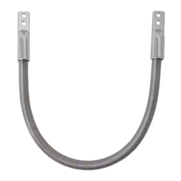 Protectie de cablu din inox, prevazuta cu capace de capat cromate - DL07-18-SI