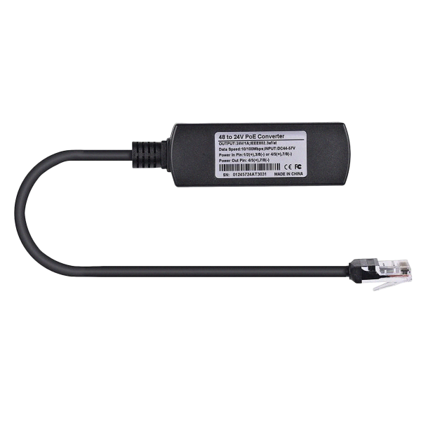 Splitter PoE destinat alimentarii Access Point-urilor, standard 802.3af/at, iesire POE pasiv 24VCC/1A, 10/100 Mbps - GNT-P4824T Splitter PoE destinat alimentarii Access Point-urilor, standard 802.3af/at, iesire POE pasiv 24VCC/1A, 10/100 Mbps - GNT-P4824T