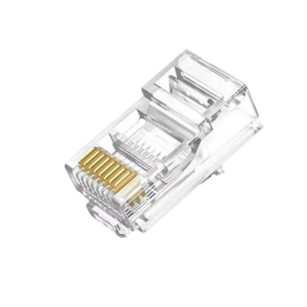 Conector de retea RJ45 CAT 5, pachet 100 bucati - GNT-60101 Conector de retea RJ45 CAT 5, pachet 100 bucati - GNT-60101