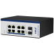 Switch industrial cu management, POE, 8 porturi Gigabit + 2 porturi 2.5G SFP, IP40, DIN, -40-75°C - HR600-AFGM-82AS
