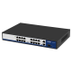 Switch POE 16 porturi 100MBPS + 2 porturi Gigabit RJ45 + 1 port Gigabit SFP, HIPOE 60W, 190W, -0-40°C - HR900-AF-1621GS-200 Switch POE 16 porturi 100MBPS + 2 porturi Gigabit RJ45 + 1 port Gigabit SFP, HIPOE 60W, 190W, -0-40°C - HR900-AF-1621GS-200