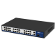 Switch POE 24 porturi 10/100MBPS + 2 porturi Gigabit UpLink + 1 port SFP, IEEE802.3af/at, AI PoE, 0-40°C - HR900-AF-2421GS-300 Switch POE 24 porturi 10/100MBPS + 2 porturi Gigabit UpLink + 1 port SFP, IEEE802.3af/at, AI PoE, 0-40°C - HR900-AF-2421GS-300