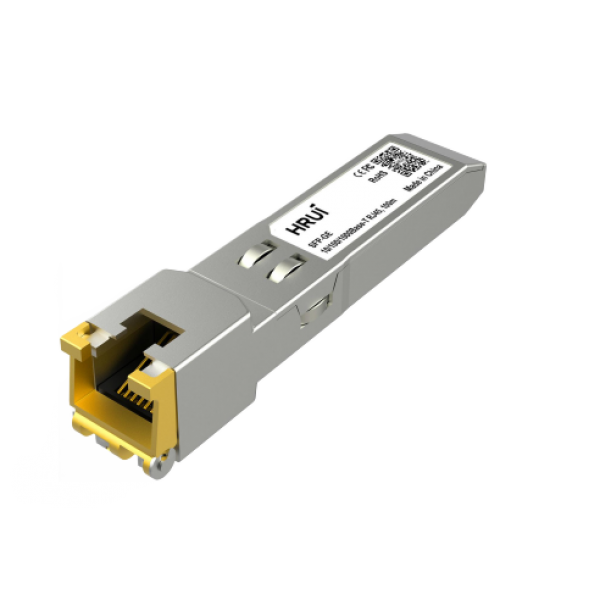 Modul SFP cupru Gigabit 1000BASE-T, RJ45, CAT5, 100M, DDM, 0-70°C - SFP-GE Modul SFP cupru Gigabit 1000BASE-T, RJ45, CAT5, 100M, DDM, 0-70°C - SFP-GE