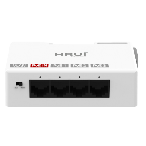 Extender POE Gigabit, 1 Port POE IN + 3 porturi POE OUT, IEEE802.3af/at, VLAN, 0-40°C - HR-AFGR-31+ Extender POE Gigabit, 1 Port POE IN + 3 porturi POE OUT, IEEE802.3af/at, VLAN, 0-40°C - HR-AFGR-31+
