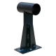 Sistem modular de protectie pentru bariere auto, din otel vopsit in camp electrostatic, picior negru - BXB-PROT-LEG-bk
