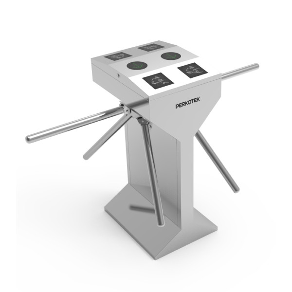 Turnichet tripod dublu drop-arm din inox, Perkotek D150 (AVAX D150)