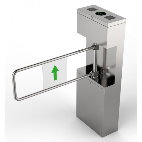 Poarta VIP si acces persoane cu dizabilitati, inox, brat 80 cm, Perkotek V90 (AVAX V90)