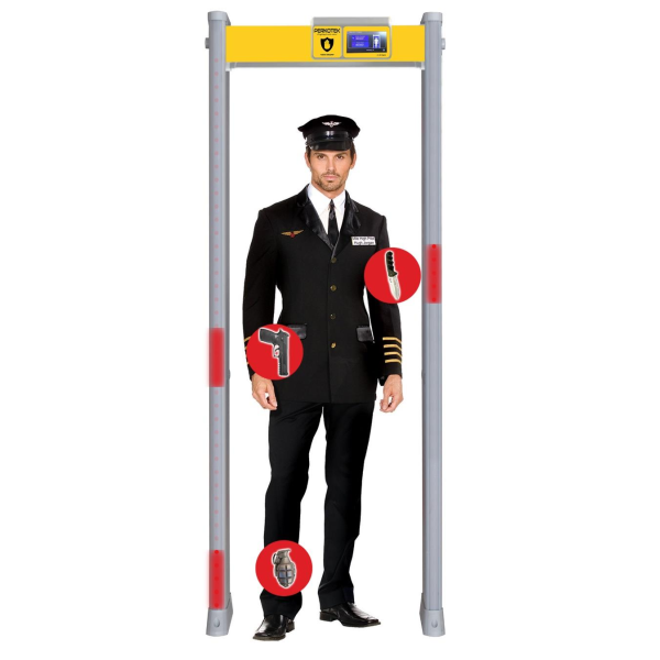Poarta de detectie metale cu 33 zone, ecran tactil 7 inch, DSP, Perkotek SEC 960 Poarta de detectie metale cu 33 zone, ecran tactil 7 inch, DSP, Perkotek SEC 960
