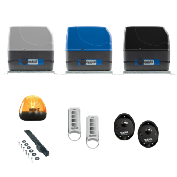 Kit automatizare porti culisante QUIKO, max. 600kg, 220Vca- VELOS - QK-V600KIT(v2)+