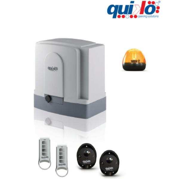 Kit automatizare porti culisante QUIKO, max. 1200kg, 230Vca- MOOVY - QK-M1200KIT(v2)+ Kit automatizare porti culisante QUIKO, max. 1200kg, 230Vca- MOOVY - QK-M1200KIT(v2)+