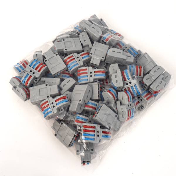 Conectori de cabluri cu functie de multiplicator, 2 x 1 la 2, maxim 4mm² - ET-LT-422 Conectori de cabluri cu functie de multiplicator, 2 x 1 la 2, maxim 4mm² - ET-LT-422