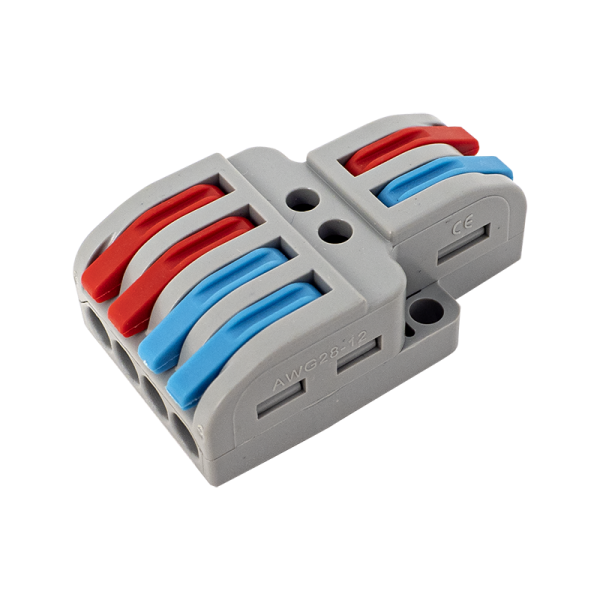 Conectori de cabluri cu functie de multiplicator, 2 x 1 la 2, maxim 4mm² - ET-LT-422