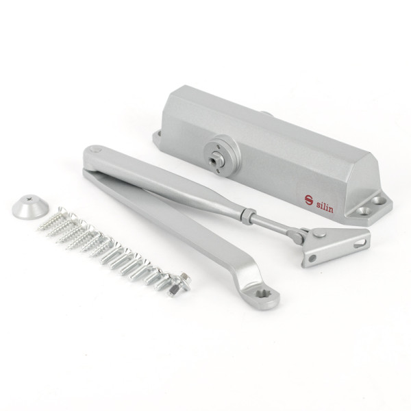 Amortizor hidraulic cu brat pentru usi de la 40 kg pana la 65kg, ajustabil - SA-3023-AW-sv