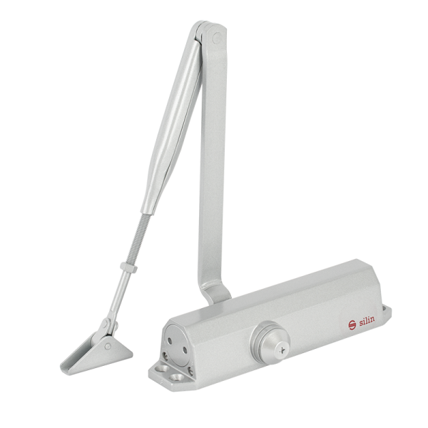 Amortizor hidraulic cu brat pentru usi de la 40 kg pana la 65kg, ajustabil - SA-3023-AW-sv