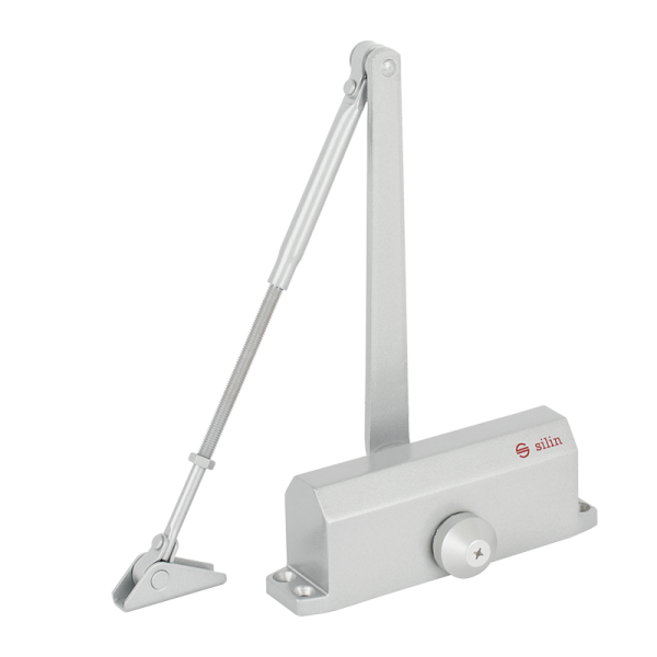 Amortizor hidraulic cu brat pentru usi de la 40 kg pana la 65kg, ajustabil - SA-5023-AW-sv