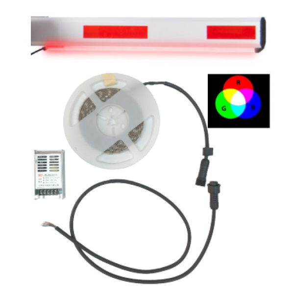 Kit de iluminare LED pentru bratele de bariera YK-BAR1H, YK-BAR2 - BXB-LEDK4(K+) Kit de iluminare LED pentru bratele de bariera YK-BAR1H, YK-BAR2 - BXB-LEDK4(K+)