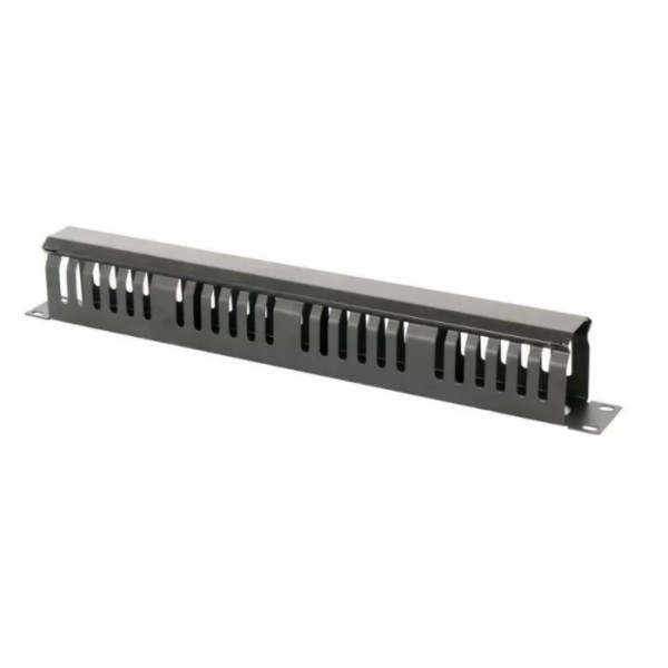 Ghidaj orizontal patch cord-uri, metalic, 1U - EMT-CM-063 Ghidaj orizontal patch cord-uri, metalic, 1U - EMT-CM-063