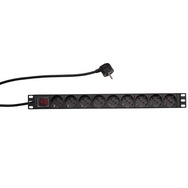 Pdu 19", 9 X schuko, 19'', cablu 2m - Q7070114-A Pdu 19", 9 X schuko, 19'', cablu 2m - Q7070114-A
